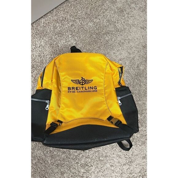 Breitling Yellow Signature Backpack Logo - Picture 1 of 6
